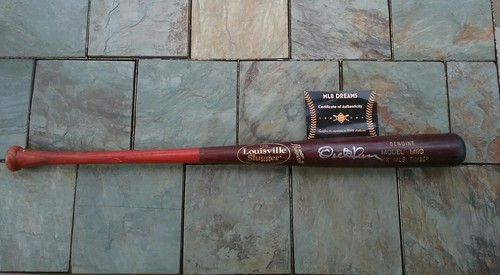 SIGNED LA DODGERS OREL HERSHISER TIMBER GAME USED BAT PROOF 1988 WS MVP CY COA