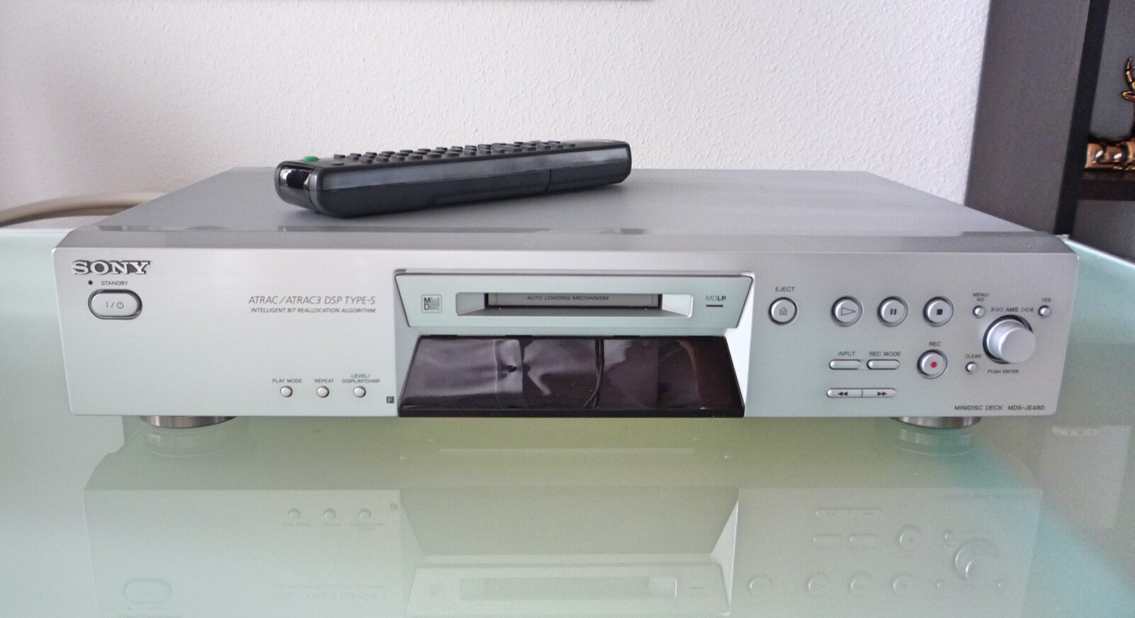 Sony MDS JE480 Minidisc MDLP schwarz Recorder LP  mit Garantie