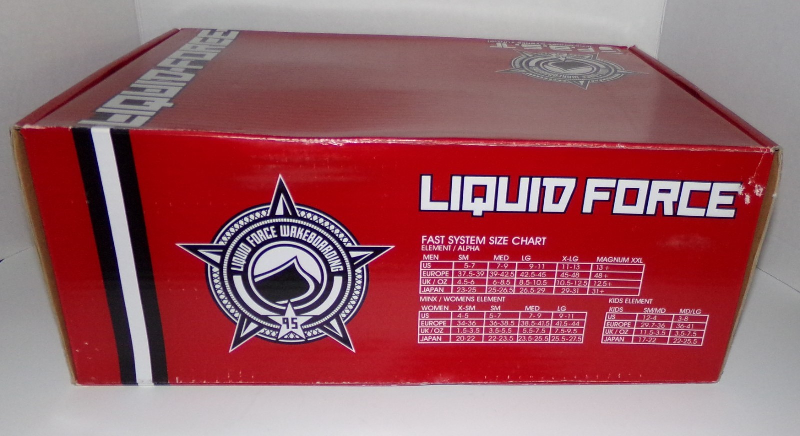 Liquid Force F.A.S.T. Wakeboard Boots Blue & White Mens 7-9 Size: M - Brand New