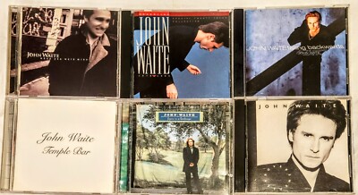 6 John Waite CD Lot Temple Bar Essential  Falling Backwards Figure Landscape