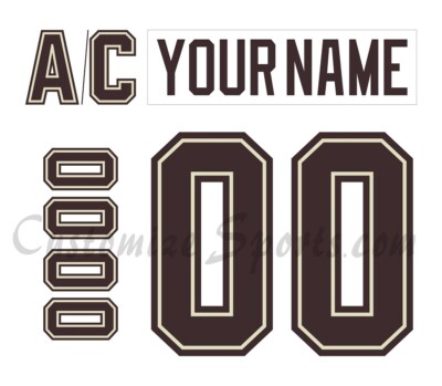 Hershey Bears Customized Number Kit For 2023-Present Home Uniform
