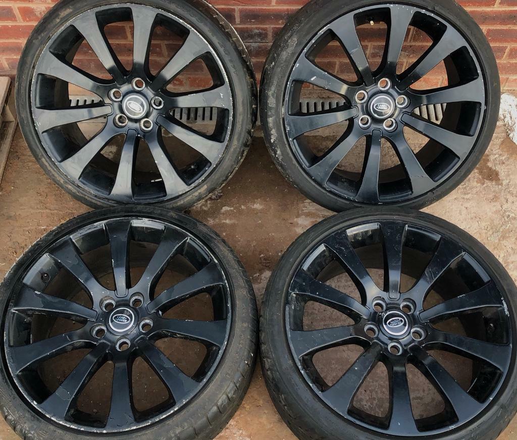 Range Rover Sport Supercharged 20 inch Black Alloy Wheels 5 x 120
