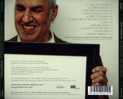 PETE ALDERTON ROADSIDE PREACHING NEW CD