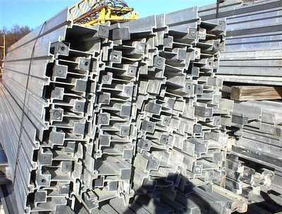 Patent and Etc Aluminum Beams  300 12' x 6 1/2 