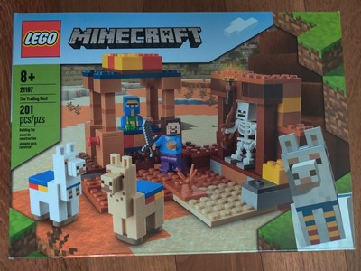 LEGO 21167 Minecraft The Trading Post Steve Wandering Trader Brand New Sealed