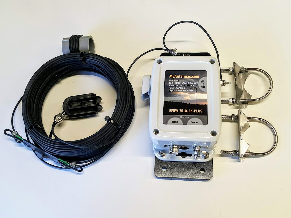 EFHW Antenna EFHW-7510-2K+ 2000W 75-10m / NO TUNER NEEDED