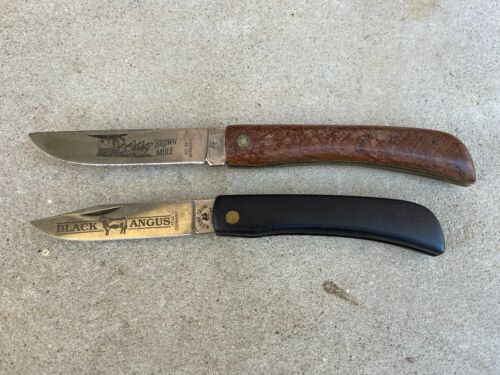 LOT- 2 Vintage Kissing Crane Folding Knives:  KC36 and KC44 