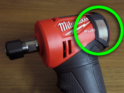 Milwaukee 12v right clearance angle die grinder