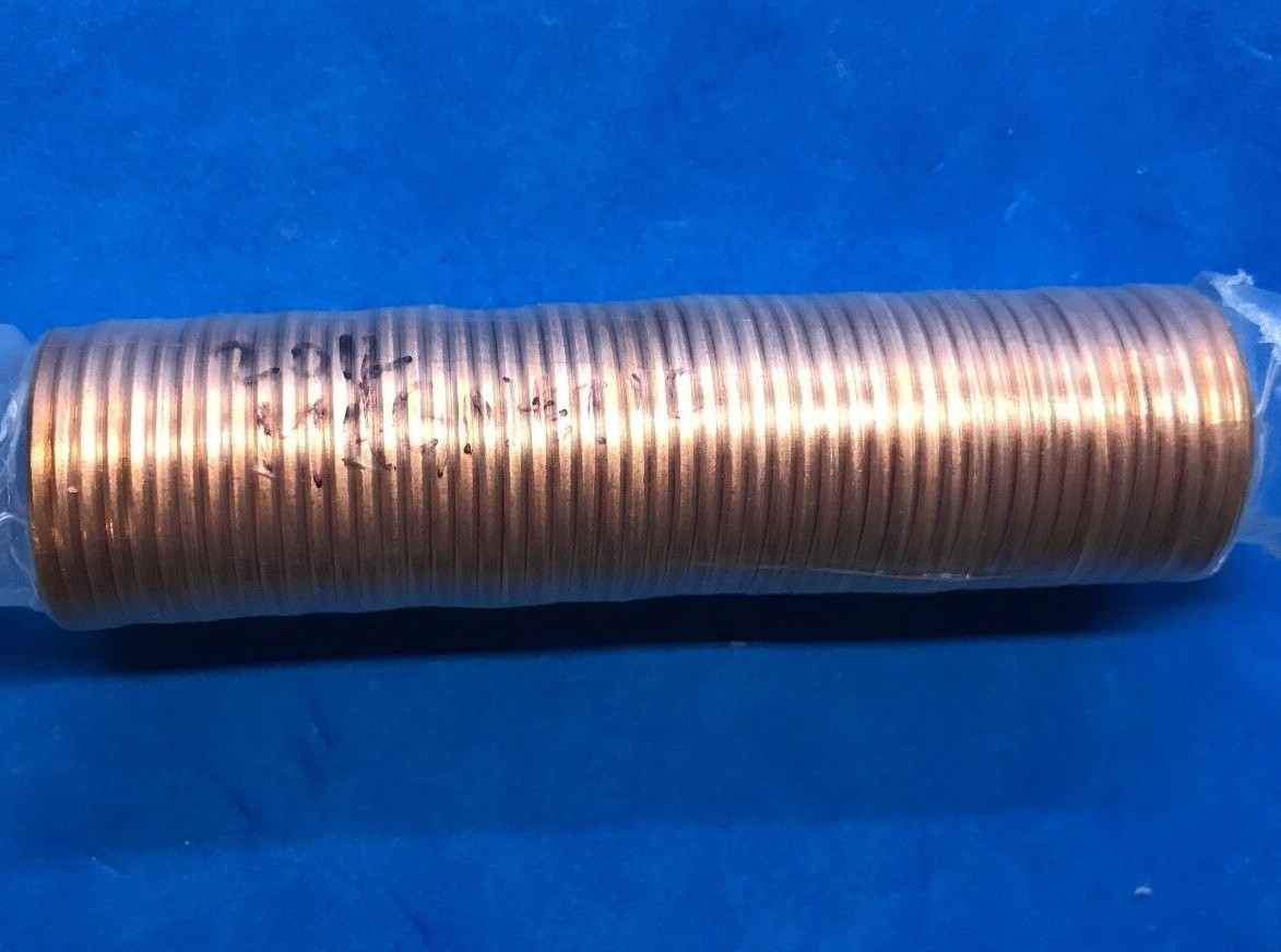 Canada 2012 - Original Mint Wrapped Penny Roll - Fifty (50 Pennies) - Final Year