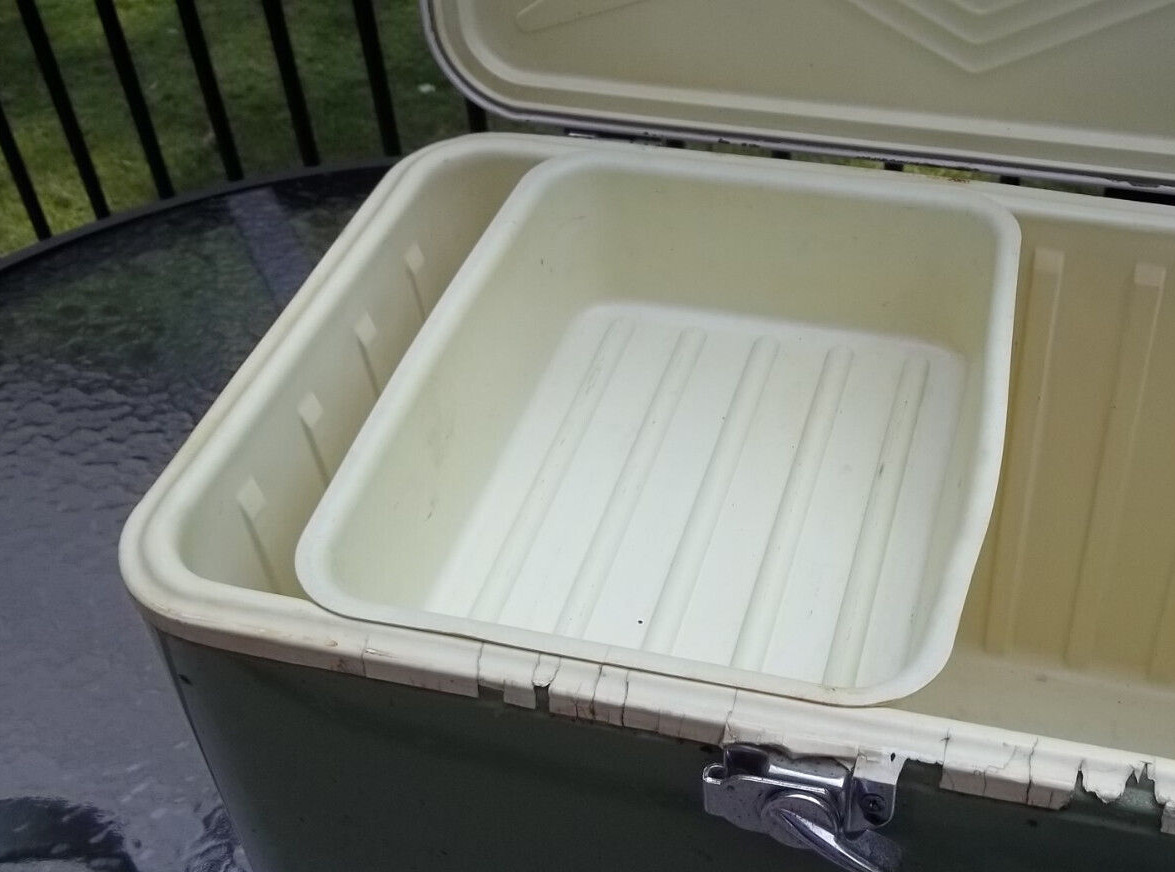 Vintage 1960s Retro Thermos Ice Chest/Cooler TRAY Camping USED