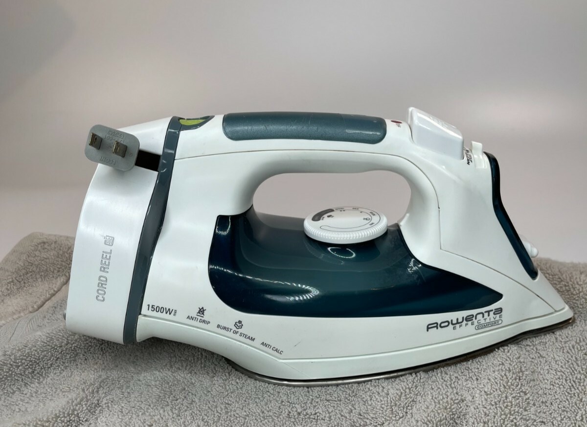 Rowenta Effective Comfort Steam Iron With Cord Reel Tested Works Model