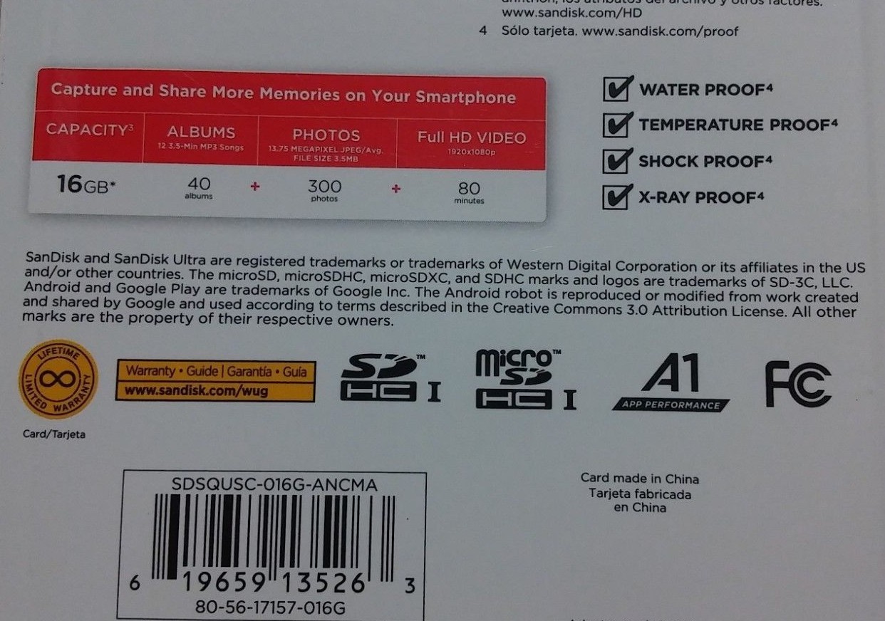 SD Card for Phone 16 gb SanDisk Ultra Plus MicroSDHC Card | Up To 98 MB/s Speed