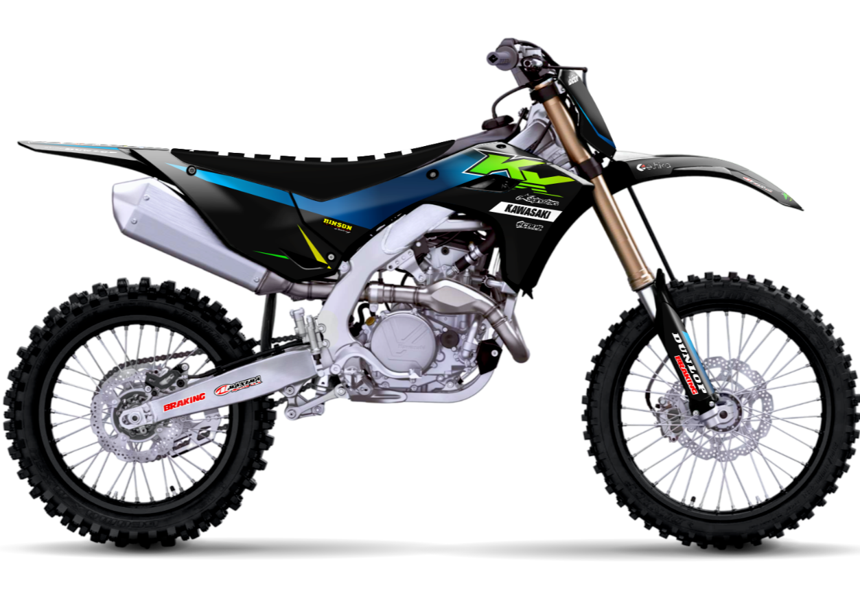 Plastics + Graphics Kawasaki KX85 2014-2025 applied | eBay