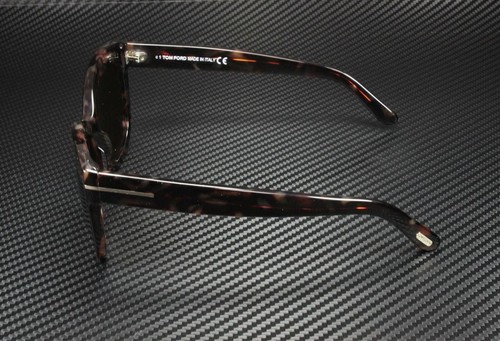 Pre-owned Tom Ford Allstair Ft0524 54h Havana Brown Polarized Women's 56 Mm Sunglasses