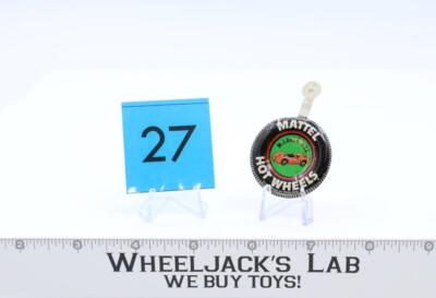 McLaren MGA BUTTON W/TAB 1968 Hot Wheels Mattel Vintage Redline