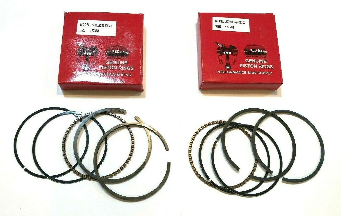 コレクション 20C 2 NEW SETS OF PISTON RINGS REPLACES KOHLER 24-108-22-S, CV18