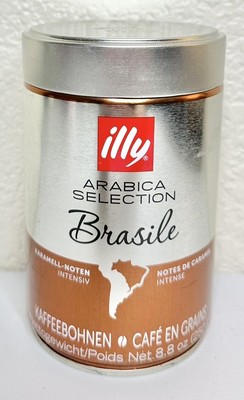 illy Whole Bean Coffee Brasile Bold Roast 8.8 oz (BB 3/2024)