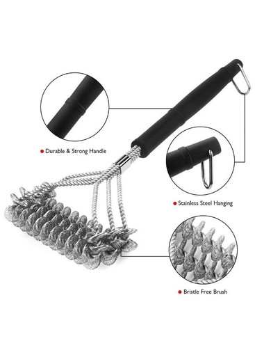 new Layoo Grill brush bristle free 100%safe BBQ grill cleaner