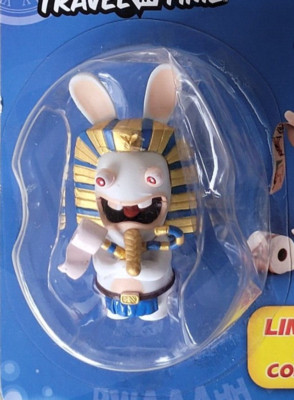 Pharaoh Rayman Raving Rabbids: Travel in Time 3'' Action Figure Ubisoft Wii