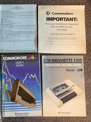 Commodore 64 Users Reference Guide 1st Edition 8th Printing 1984 & Extras