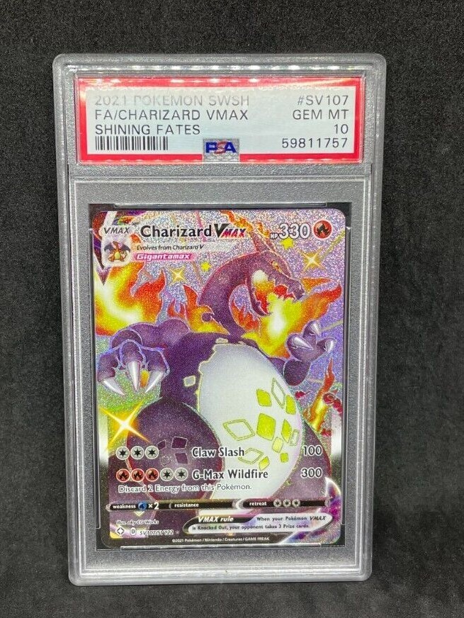 Pokemon Shining Fates Charizard Vmax SV107/SV122 Secret