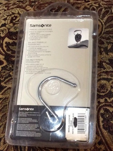 SAMSONITE - Free Ship - Luggage Manual Scale, Red/Black, One Size
