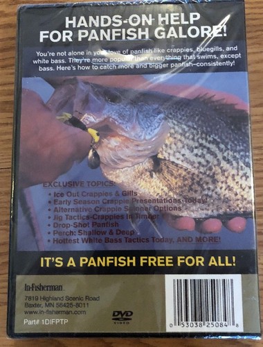 In-Fisherman Primetime Panfish DVD ~ Factory Sealed