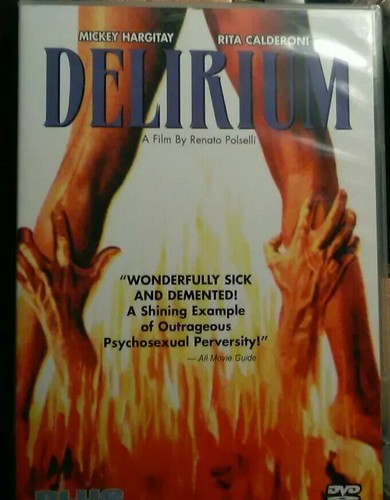 Delirium (DVD, 2008) Tested Widescreen NR Mickey Hargitay