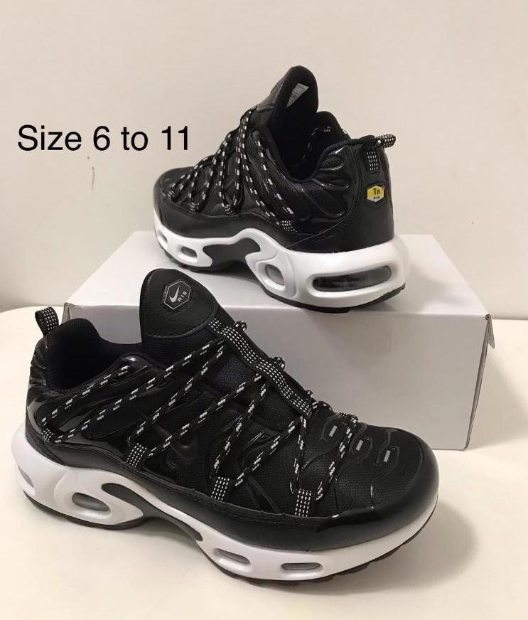 Nike Tuned 1 TN Utility Mens Trainers Shoes Not air max 95 90 97 sizes 6,7,8,9,10,11 Black white