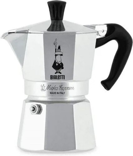 Bialetti 3 Cup Moka Express Oceana Stovetop Espresso Coffee Maker Pot Latte