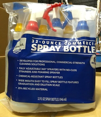 Commercial spray clearance bottles