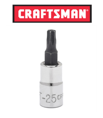 New Craftsman Torx Bit Sockets, 1/4'' or 3/8'' Drive Choose a Size