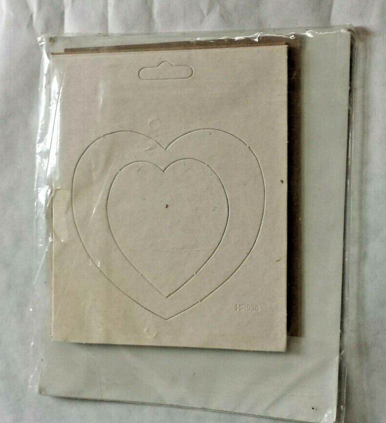 New~SILK RIBBON EMBROIDERY ~ Bucilla ~ Pre-Cut Frames Set of 2 Heart Oval #64302
