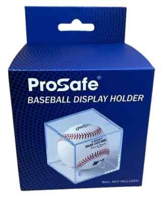 12 PRO SAFE BASEBALL DISPLAY CASE BALL CUBES WITH CRADLE UV PROTECTION 12 Pack