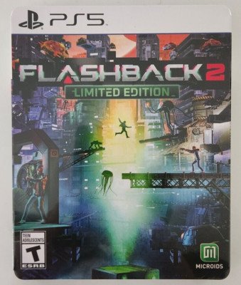 Flashback 2: Limited Edition Steelbook PS5 Brand New Game Special (2024)