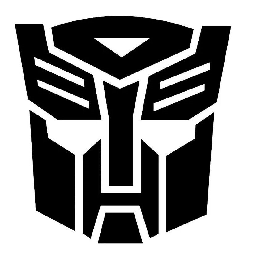 Transformers Autobots Decepticons logo Vinyl Decal Window Laptop Any Size/Color