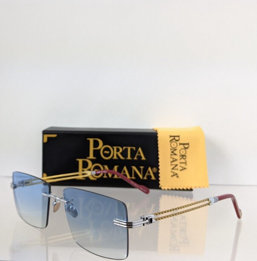 Pre-owned Porta Romana Authentic  1010 Sunglasses Col. 600 1010 Vintage Frame In Blue