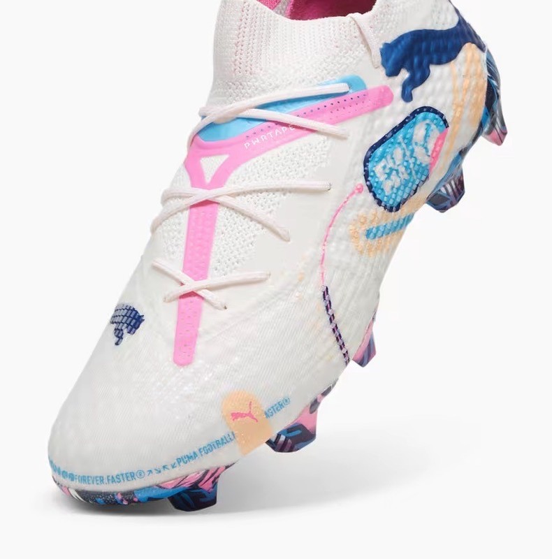 Puma Future 7 Ultimate FG AG Soccer Cleats Shoes White 108072-01