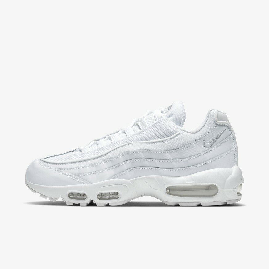 

Nike Air Max 95 Essential - Бело-серый / CT1268-100 / Мужские кроссовки, Белый, Nike Air Max 95 Essential