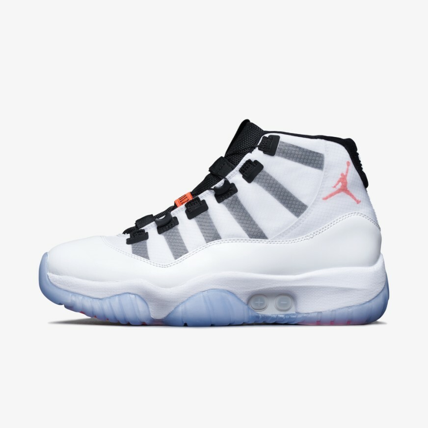 Pre-owned Nike Air Jordan 11 Xi Adapt White Dd3524-100 ( Korea Charger-220v ) In White / Black