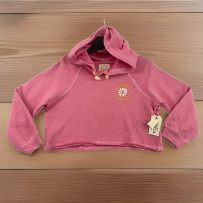 Billabong Hoodie Girls Size 4 XXS Pink Fleece Pullover Always Logo MSPR $49.95