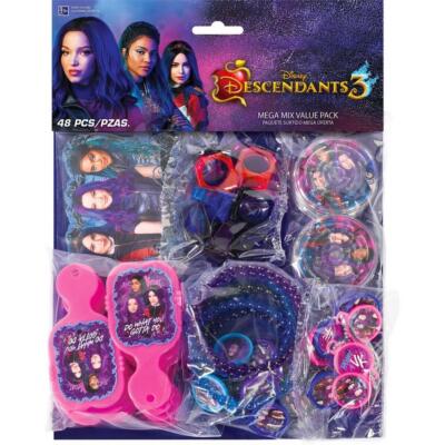 Disney Descendants 3 Mega Mix Value Pack Happy Birthday Party Favors