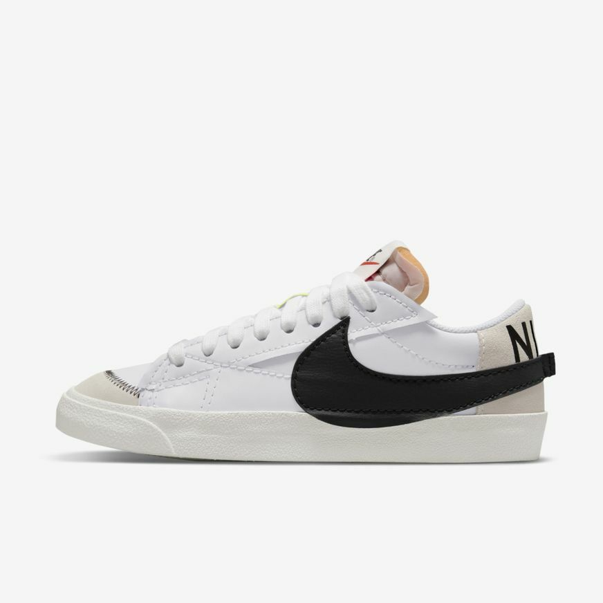 New Nike Blazer Low '77 Jumbo Shoes Sneakers - White/ Black