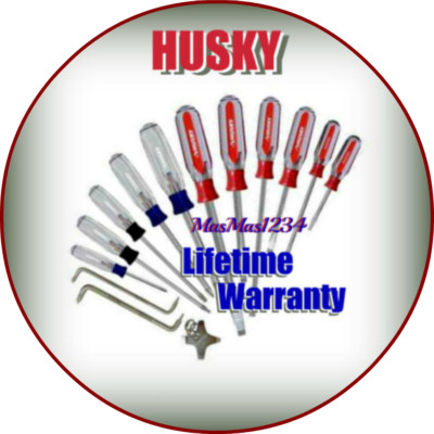 Husky 14-Piece Screwdriver Set Philips, Torx, Slotted Precision Machined Tips 
