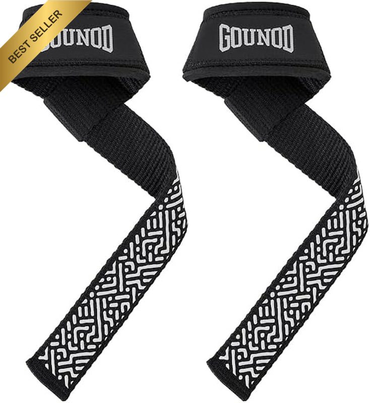 Lifting Wrist Straps - Gym Equipment 4Mm Padded Durable & 21 Inch Long Non-Slip