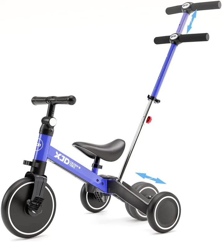 7 in 1 Toddler Bike with Push Handle,Tricycles for 1 to 3 Ye