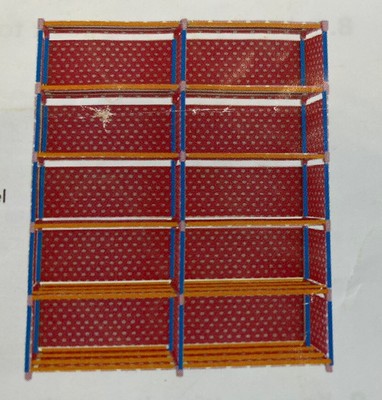 5 Tier Metal Shelfs, Closet Shelves, Bookshelf Frame, Shoe Rack, Black Color