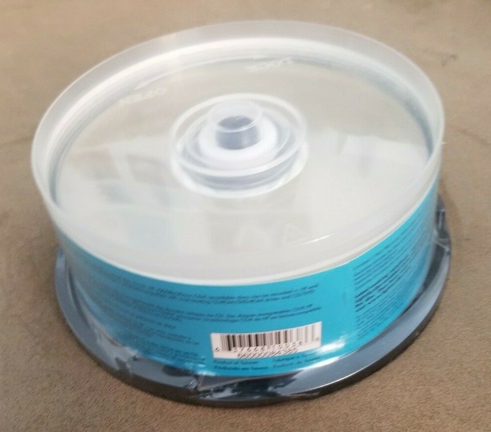 HP LightScribe CD-R 52x Blank Disc Printable Media Storage700MB 80mins - 25 Pack