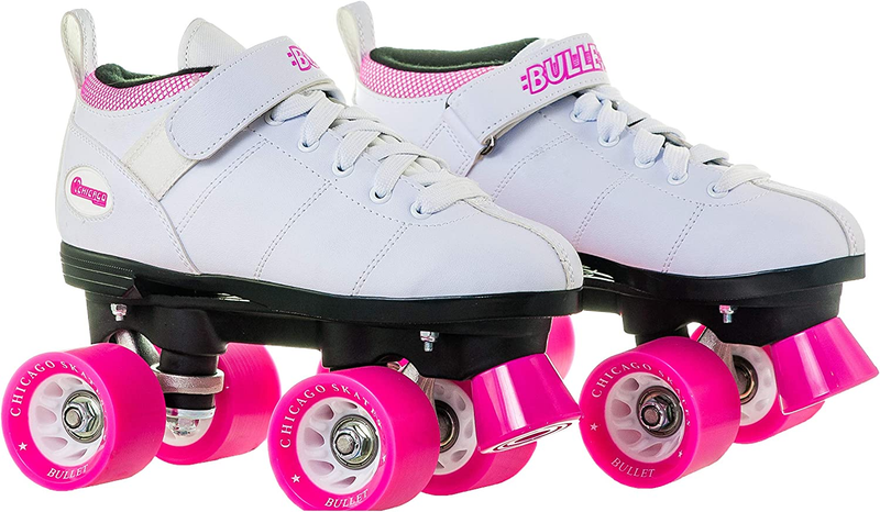 Chicago Bullet Ladies Speed Roller Skate &ndash;White Size 6