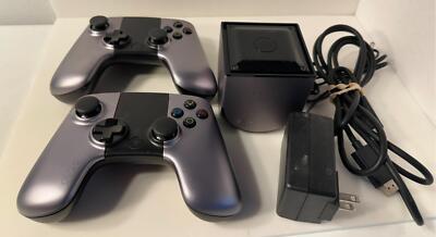 Ouya Gaming Console with 2 Controllers, HDMI & Power Supply - Untested